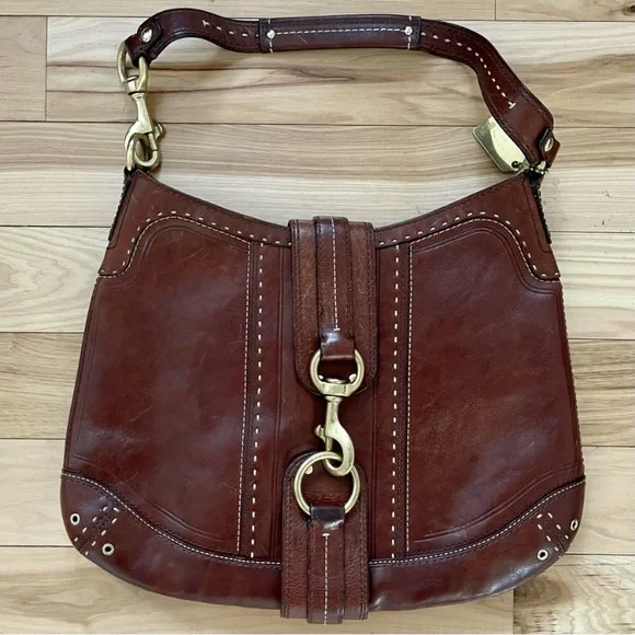 Coach Hamptons leather hobo bag - Picture 1 of 16